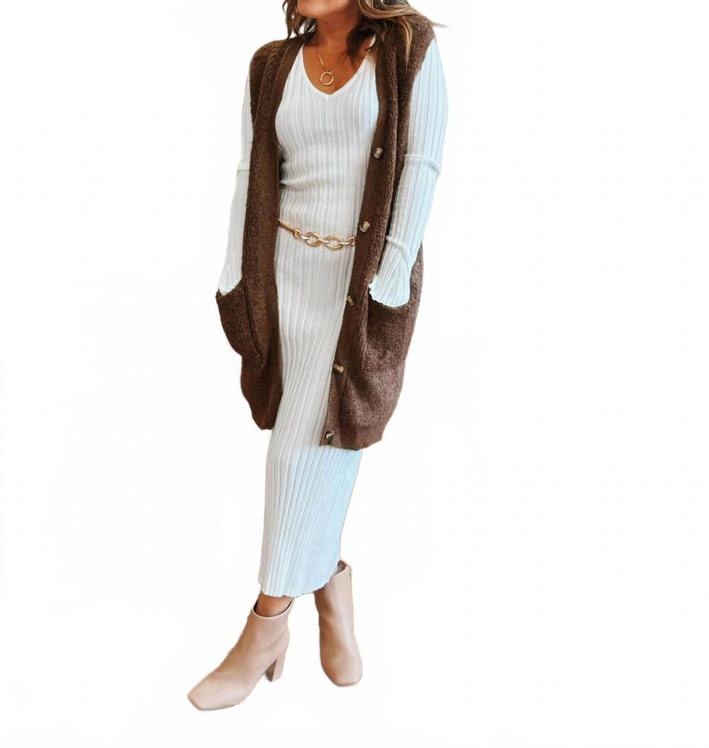 NEW BLUIVY the hearthline vest in dark.brown